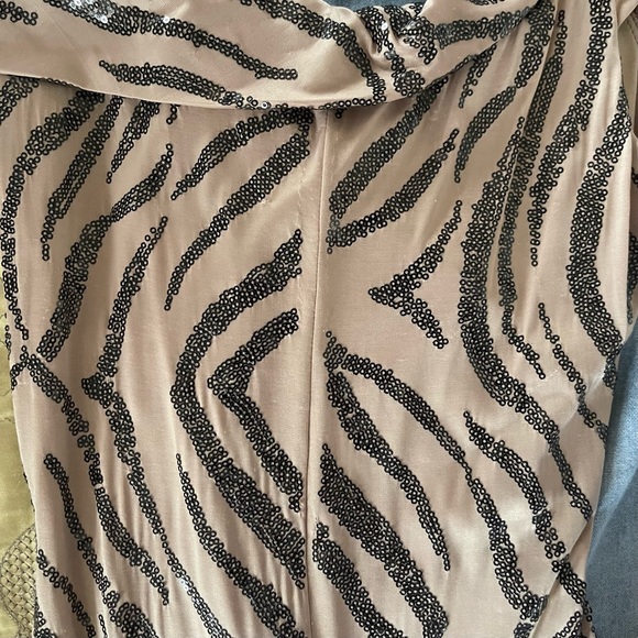 VA VA VOOM Nude Elegant Long Dress size S - Picture 3 of 4